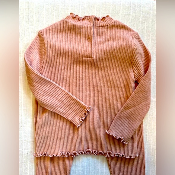NWT Old Navy 18-34 Month Ribbed Mauve Two Piece Set - Picture 8 of 9